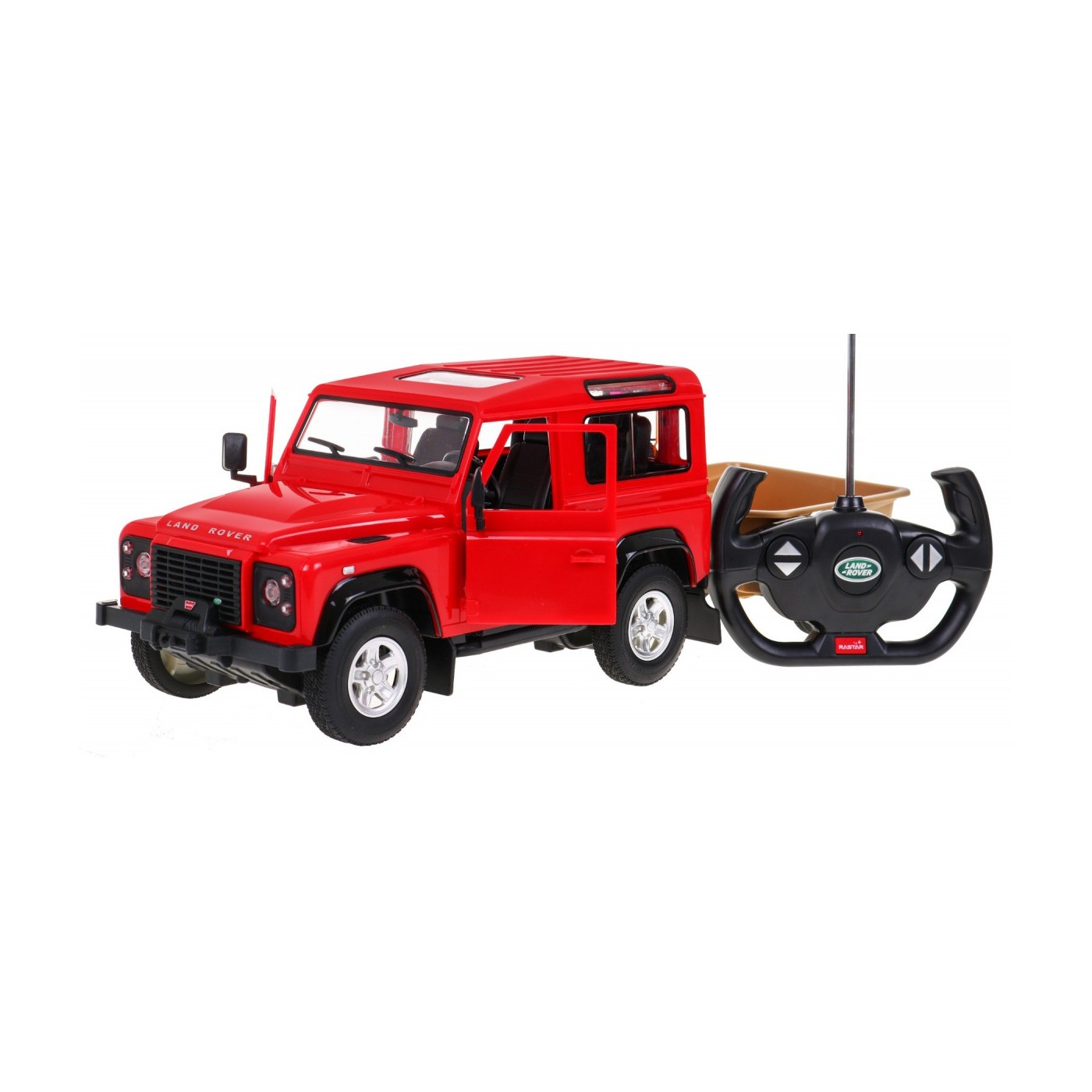 Land Rover Defender RASTAR Model 1:14 Dálkové ovládání Off-Road auto + 2.4GHz Dálkové ovládání