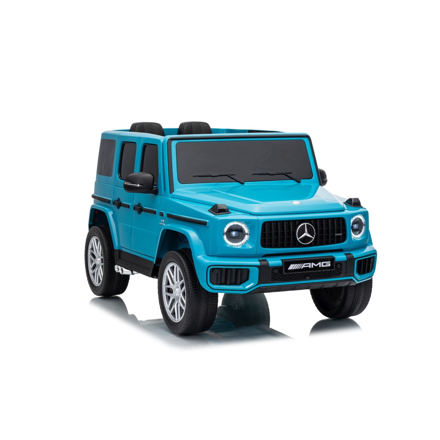 Mercedes G63 AMG modré vozidlo