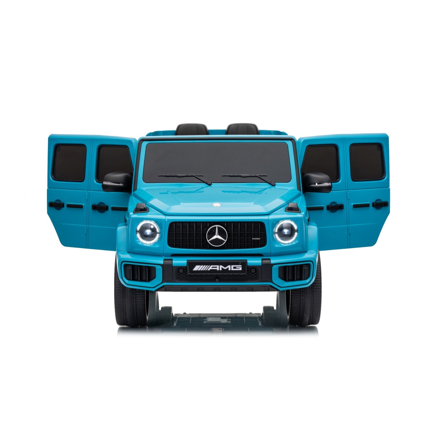Mercedes G63 AMG modré vozidlo