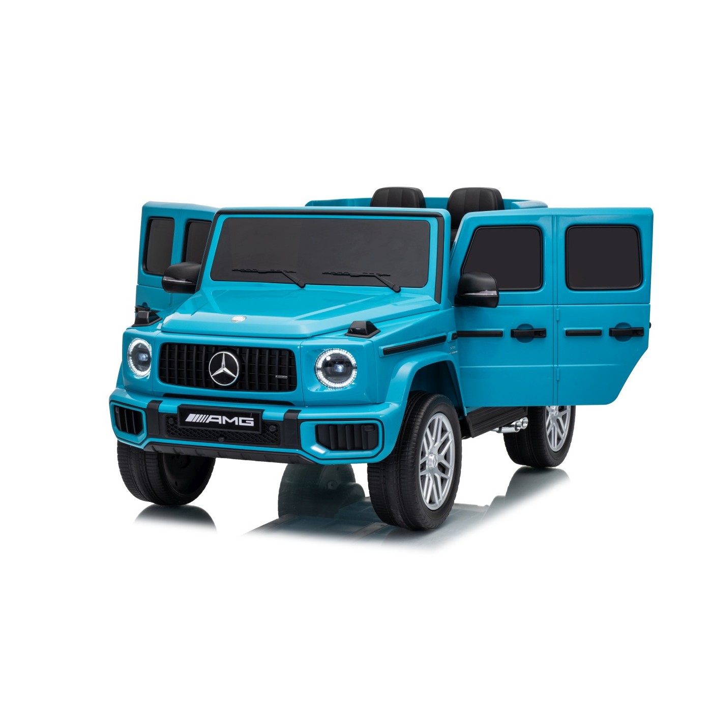 Mercedes G63 AMG modré vozidlo