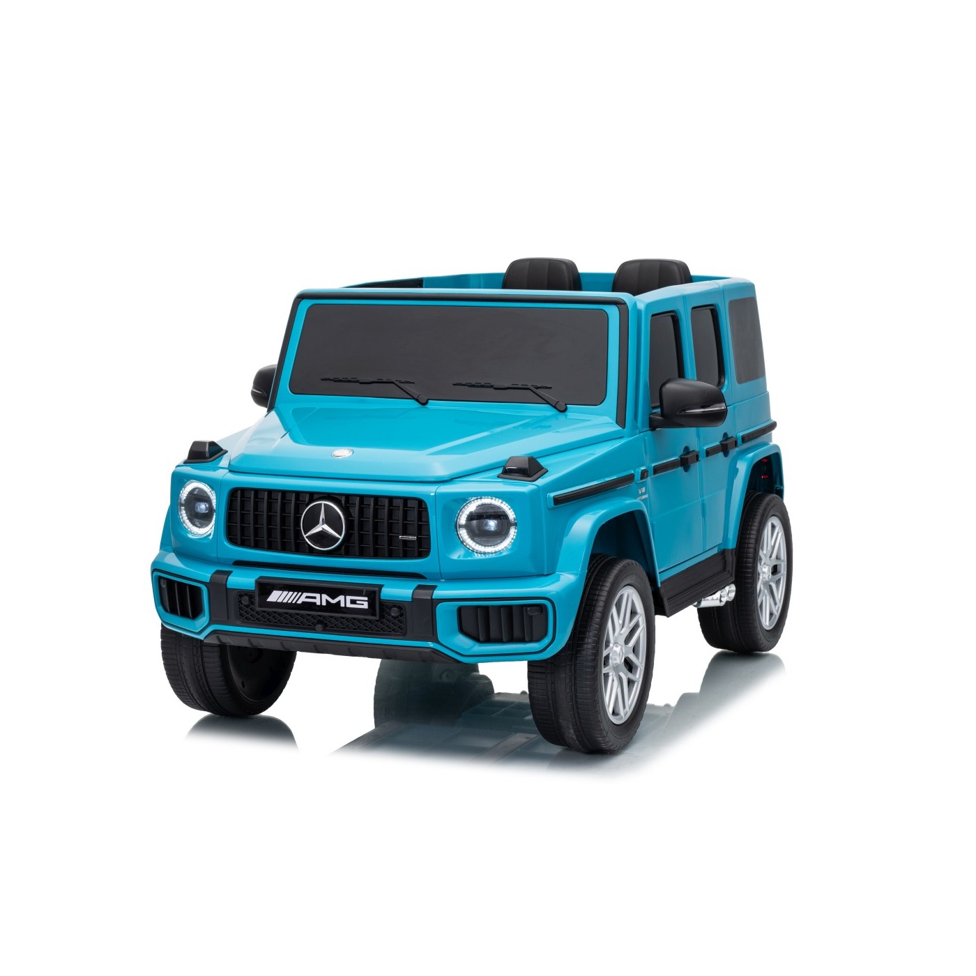 Mercedes G63 AMG modré vozidlo