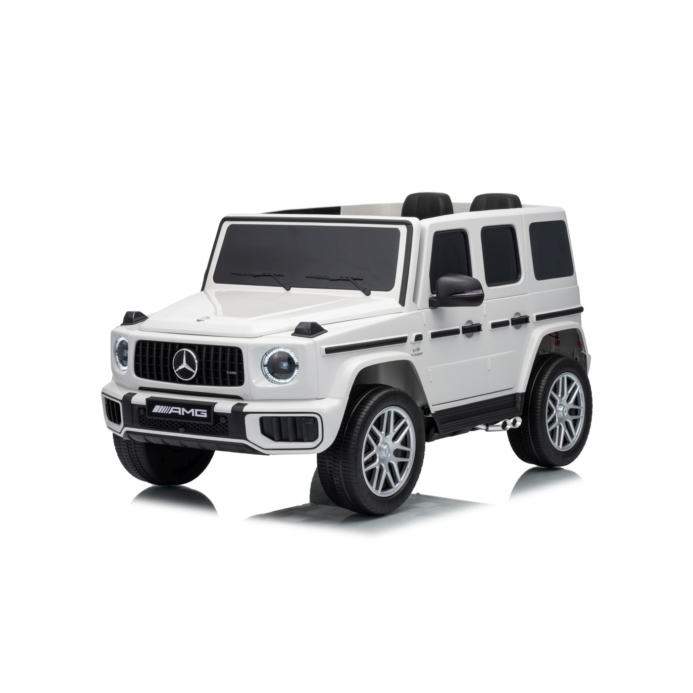 Mercedes G63 AMG bílý vůz
