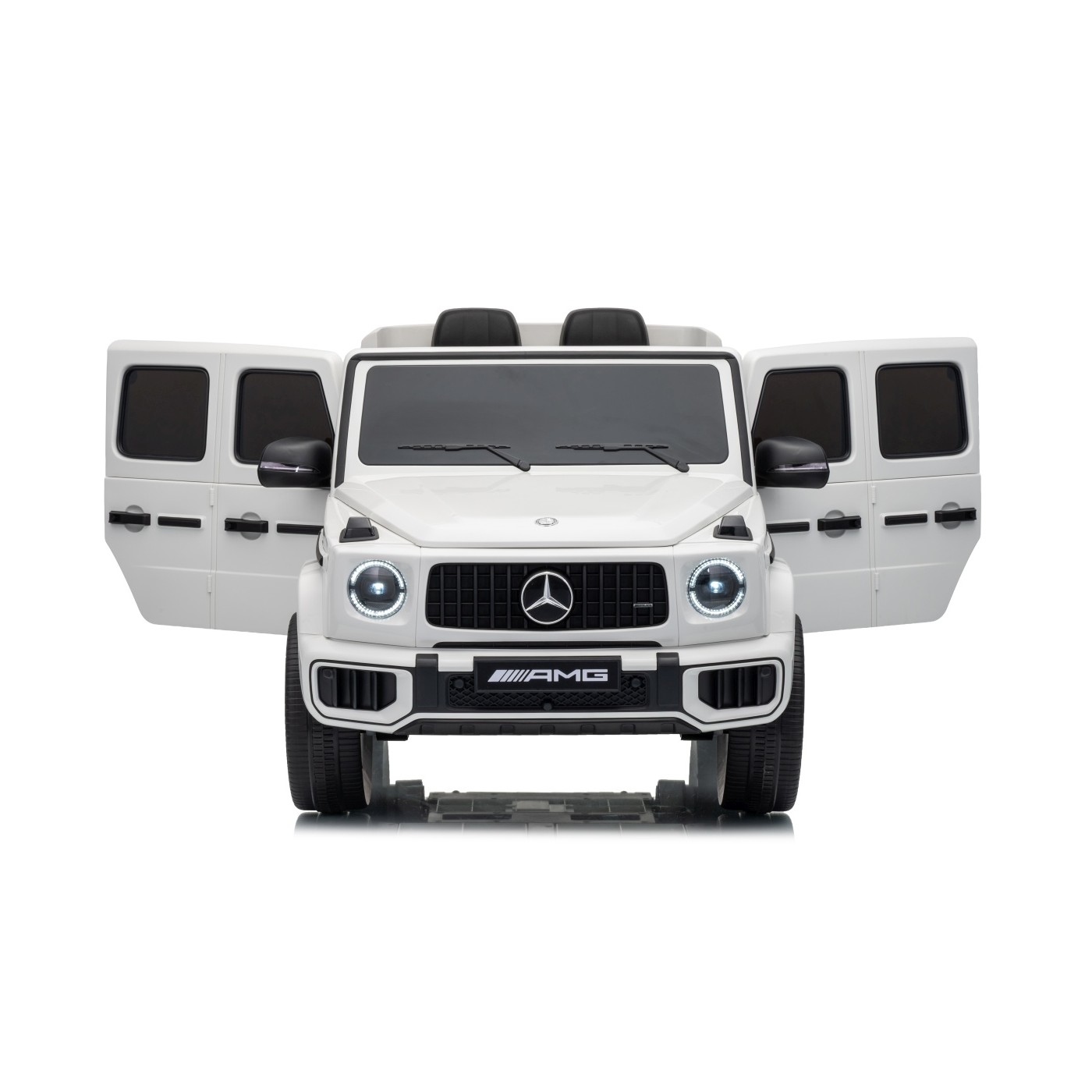 Mercedes G63 AMG bílý vůz