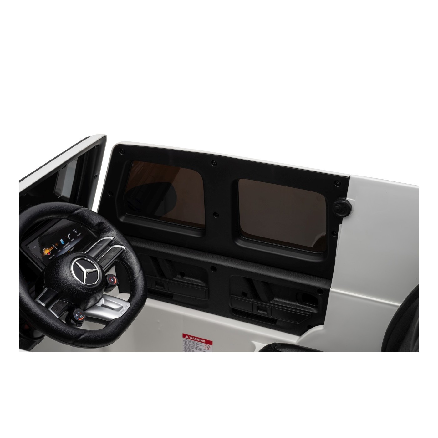 Mercedes G63 AMG bílý vůz
