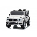 Mercedes G63 AMG bílý vůz