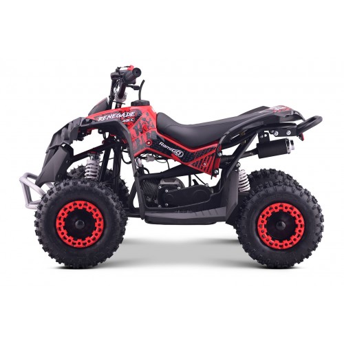 copy of Quad Highper na baterii žlutá 35 km/h + střídavý motor 1000 W + nafouknutá kola + nastavení sedadla