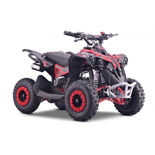 copy of Quad Highper na baterii žlutá 35 km/h + střídavý motor 1000 W + nafouknutá kola + nastavení sedadla
