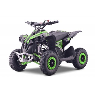 copy of Quad Highper na baterii žlutá 35 km/h + střídavý motor 1000 W + nafouknutá kola + nastavení sedadla