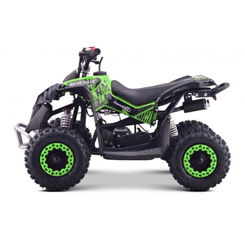 copy of Quad Highper na baterii žlutá 35 km/h + střídavý motor 1000 W + nafouknutá kola + nastavení sedadla