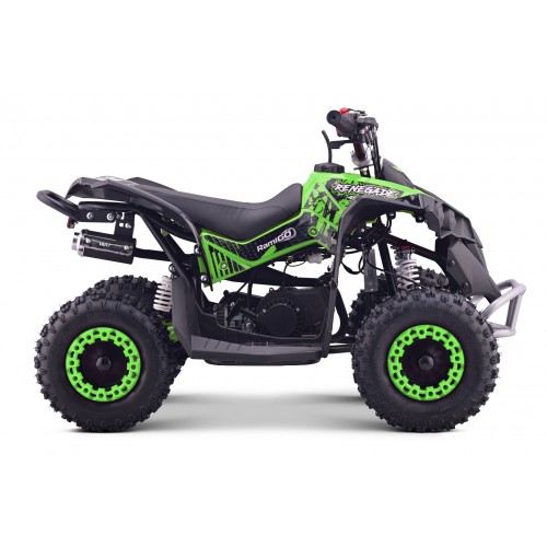copy of Quad Highper na baterii žlutá 35 km/h + střídavý motor 1000 W + nafouknutá kola + nastavení sedadla