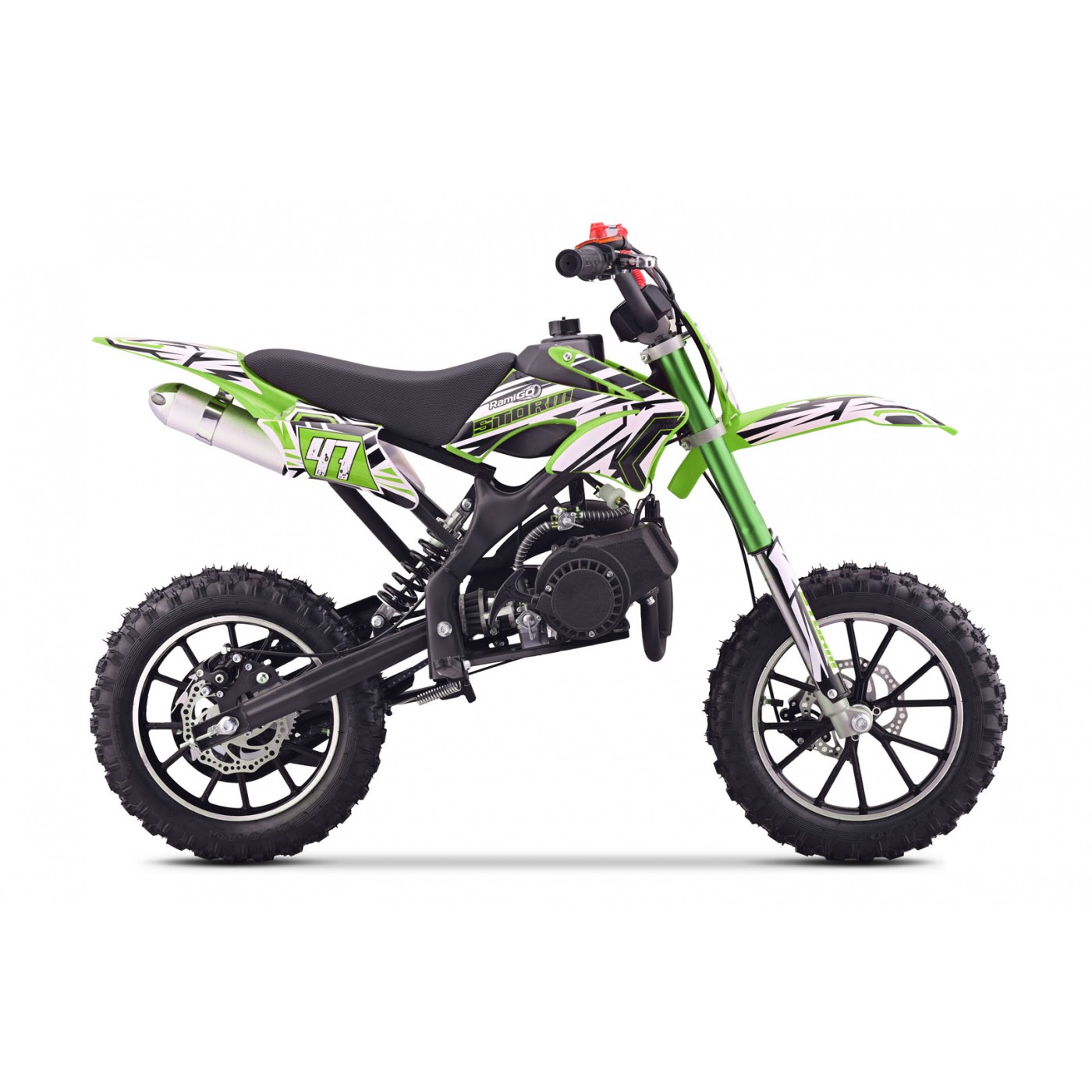 Motor s vnitřním spalováním vozidla 49cc Storm Green
