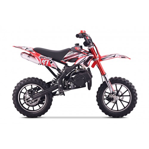 Spalovací motor vozidla 49CC STORM červený