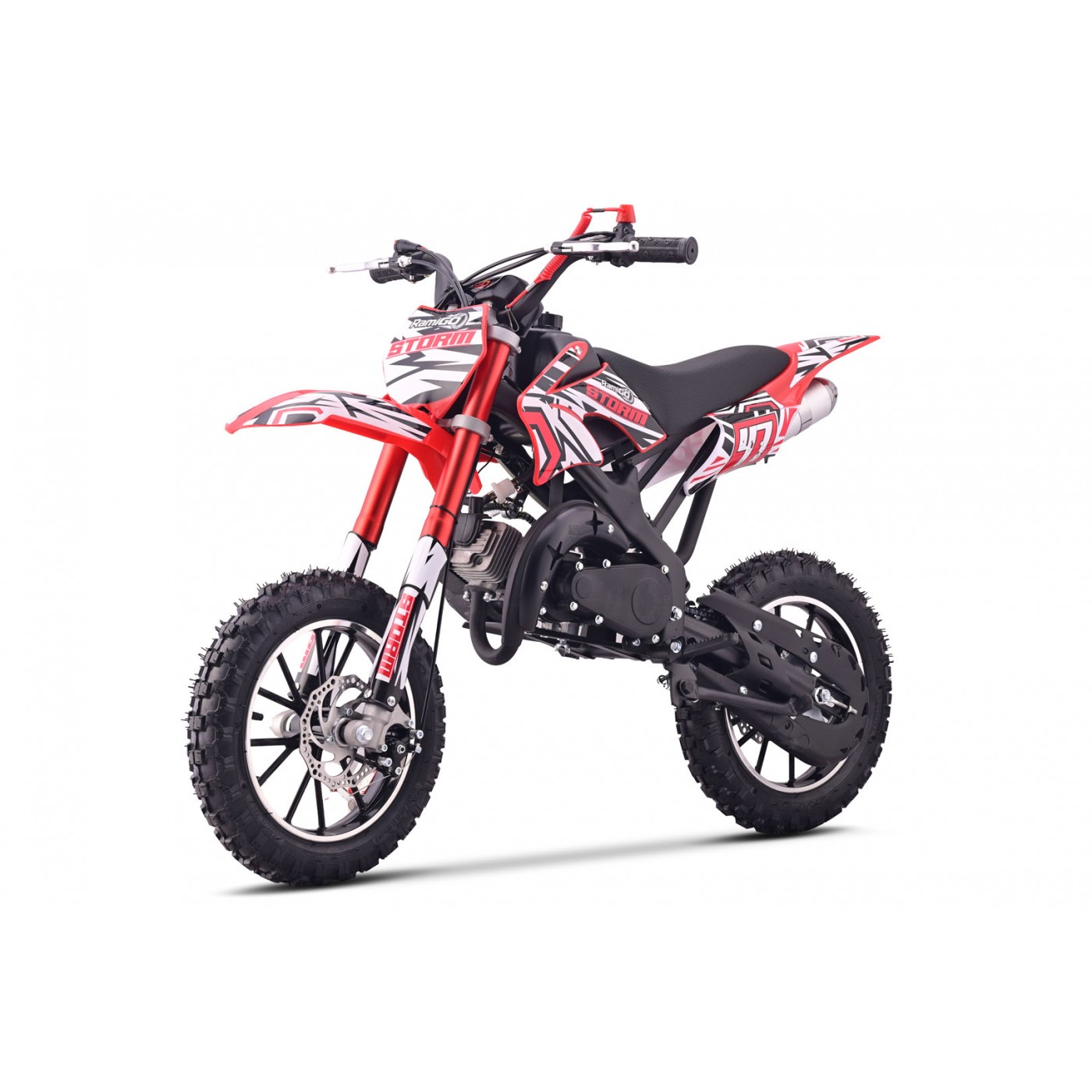 Spalovací motor vozidla 49CC STORM červený