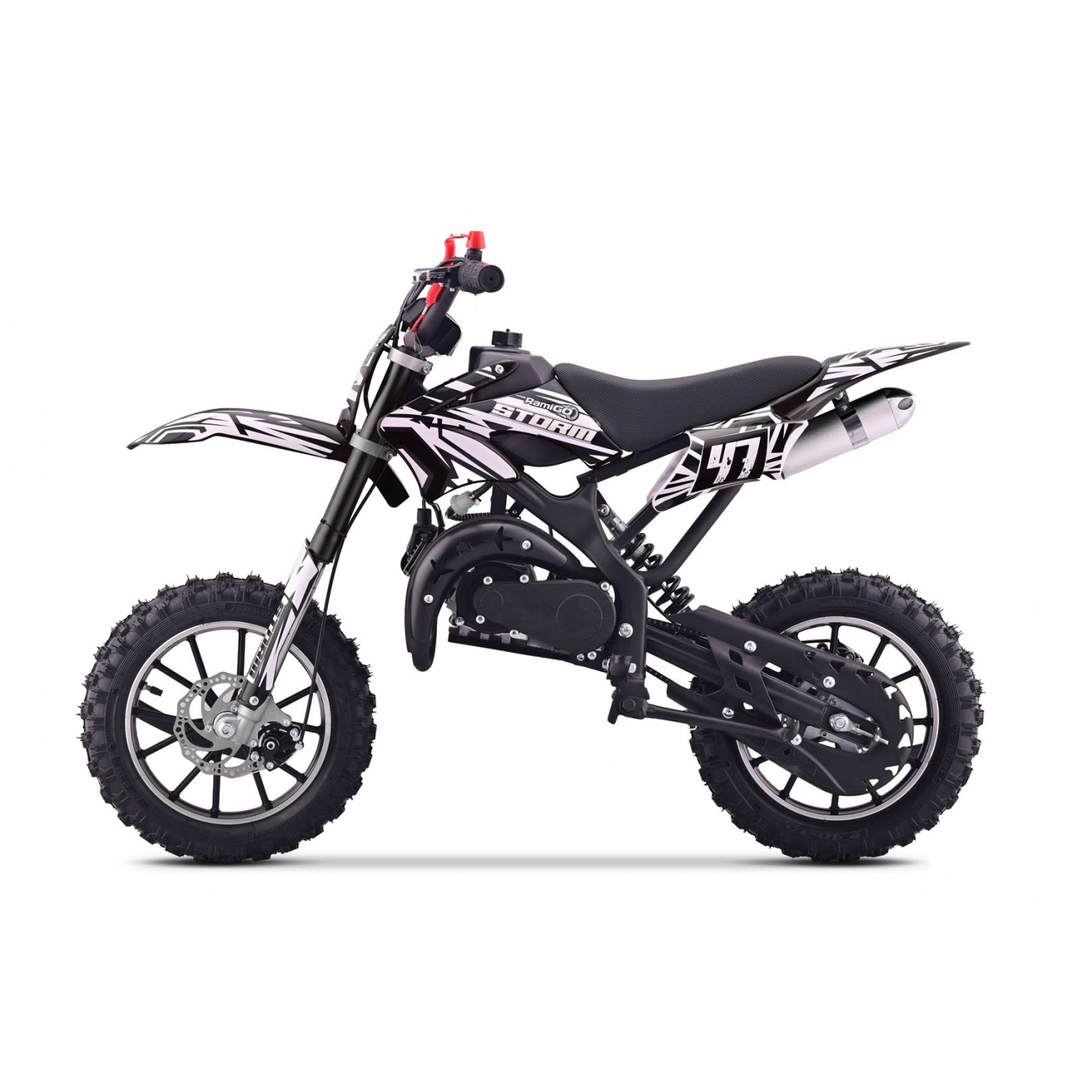 Spalovací motor vozidla 49CC STORM černý