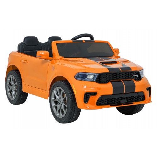 Oranžové vozidlo Dodge Durango