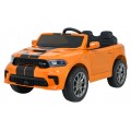 Oranžové vozidlo Dodge Durango