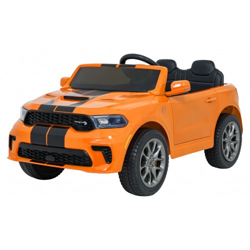Oranžové vozidlo Dodge Durango