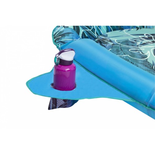 Tropická nafukovací matrace 171X94CM BESTWAY Síťkové dno + Opěrka + Držák na nápoj