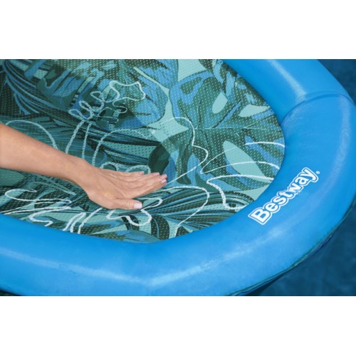 Tropická nafukovací matrace 171X94CM BESTWAY Síťkové dno + Opěrka + Držák na nápoj