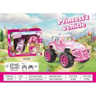 Růžové princezny Terénní vozidlo R/C