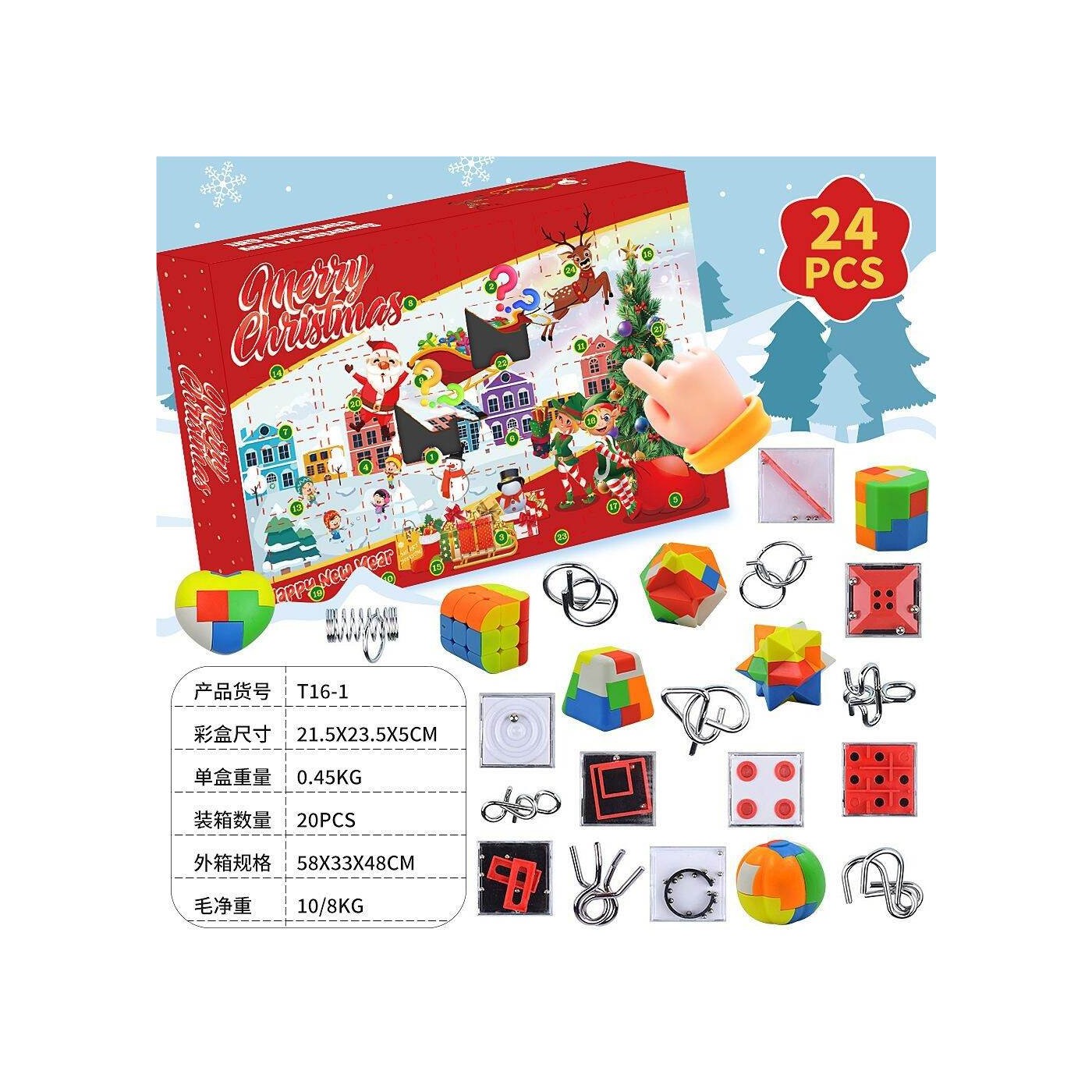 Puzzle Set Mix Kalendář