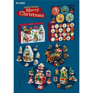 Bricks Set Vánoční edice Figurky Kalendář