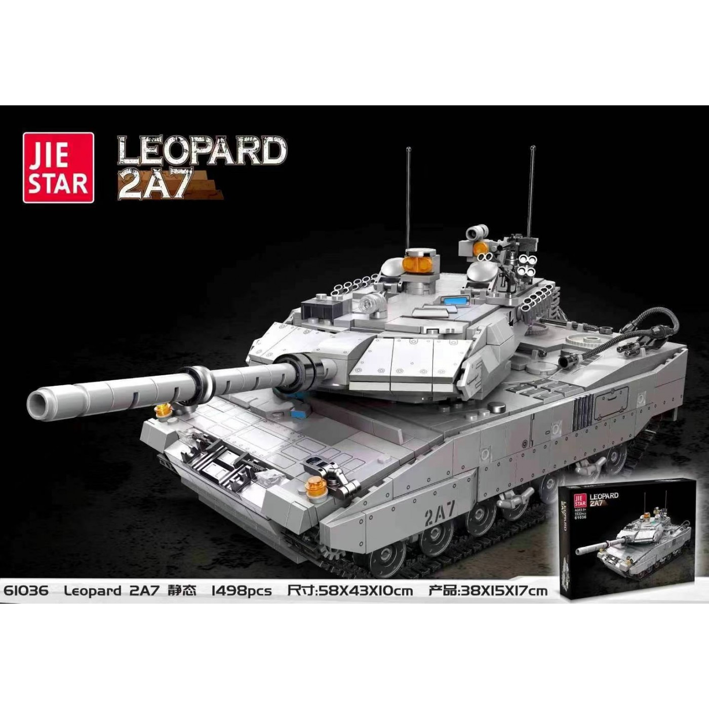Sada tanku Leopard 2A7 1498el.