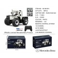 Traktor bílý 1:24 s dálkovým ovládáním Mercedes Benz