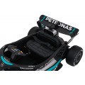 Černý závodní vůz AMG PETRONAS F1