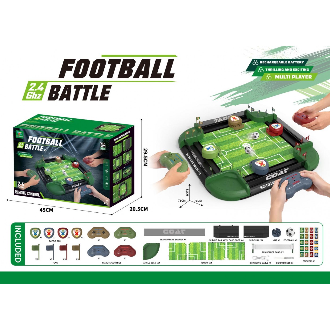 Desková hra na obratnost FOOTBALL BATTLE