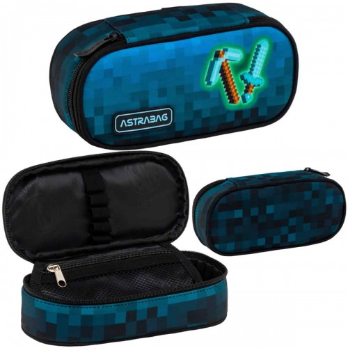 Penál ASTRABAG ASTRABAG BLUE PIXEL