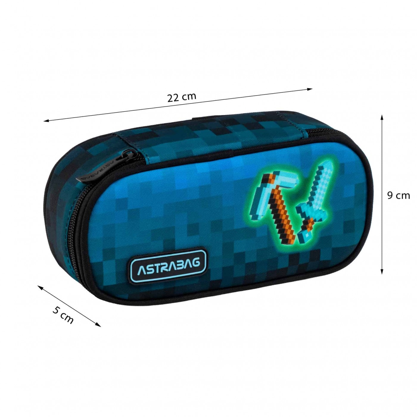 Penál ASTRABAG ASTRABAG BLUE PIXEL