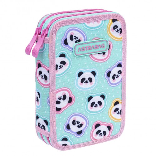 Dvojitá penál ASTRABAG MINTY PANDAS