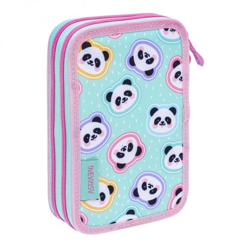 Dvojitá penál ASTRABAG MINTY PANDAS