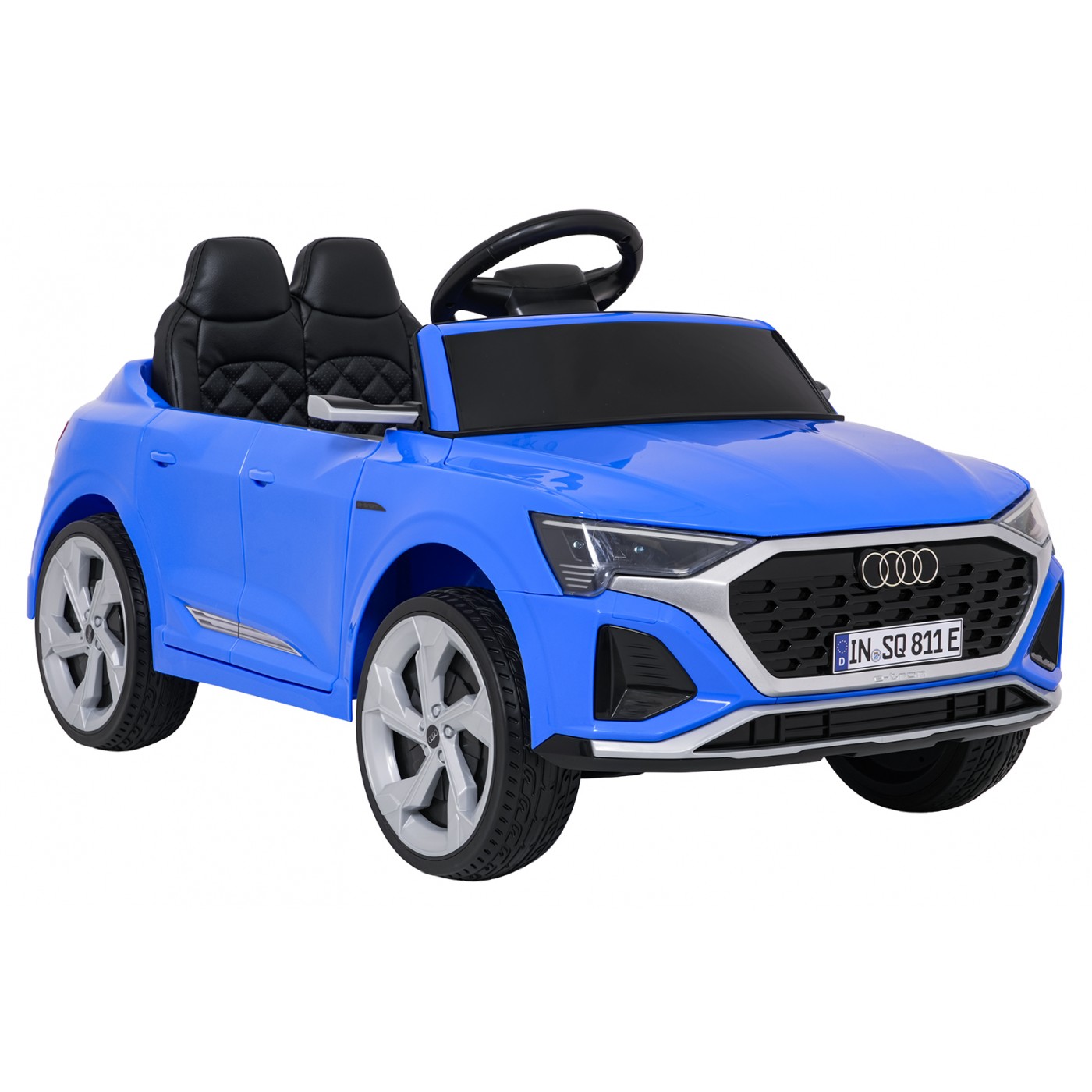 Audi SQ8 modré vozidlo