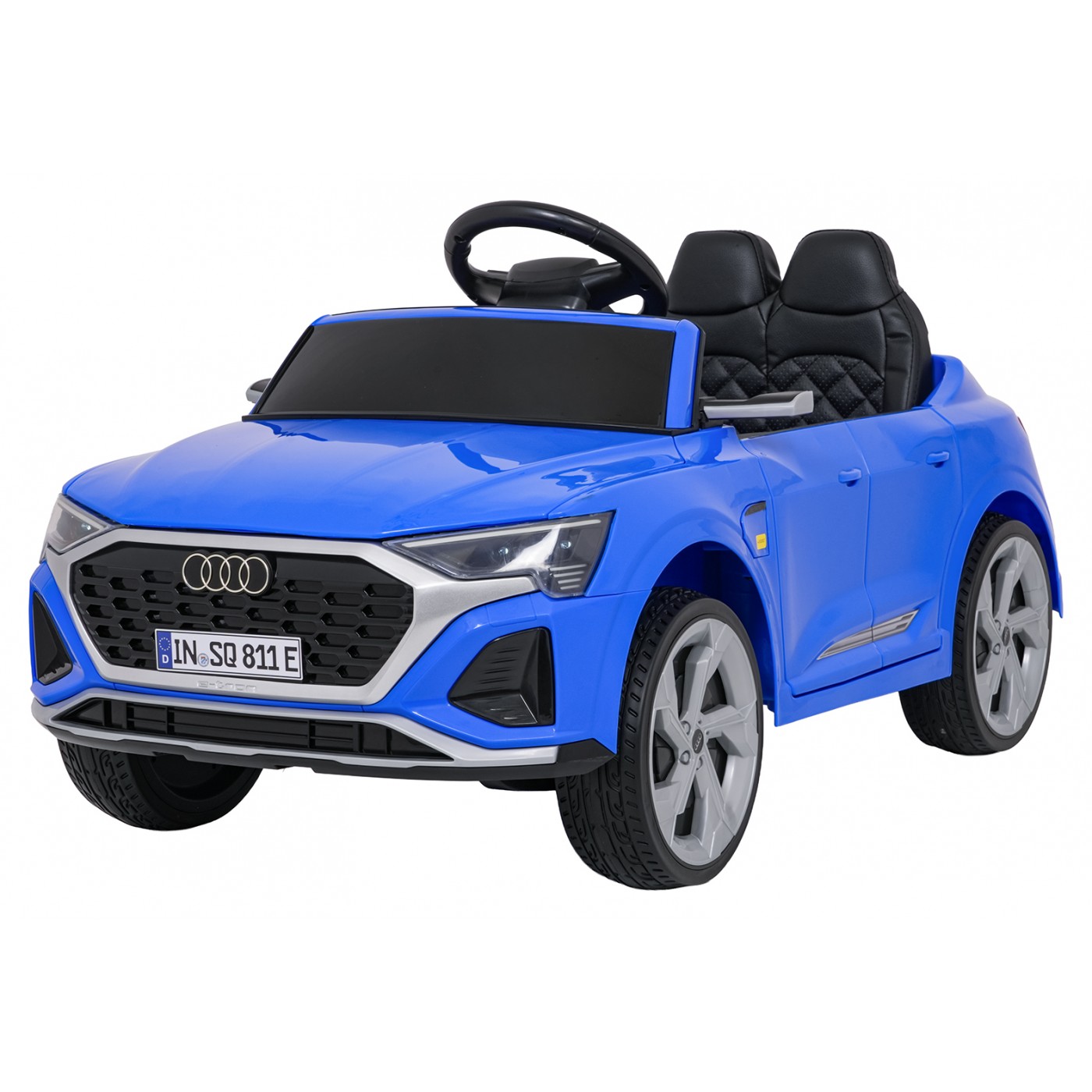 Audi SQ8 modré vozidlo