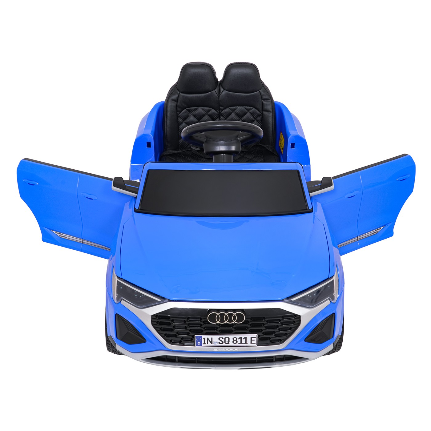 Audi SQ8 modré vozidlo