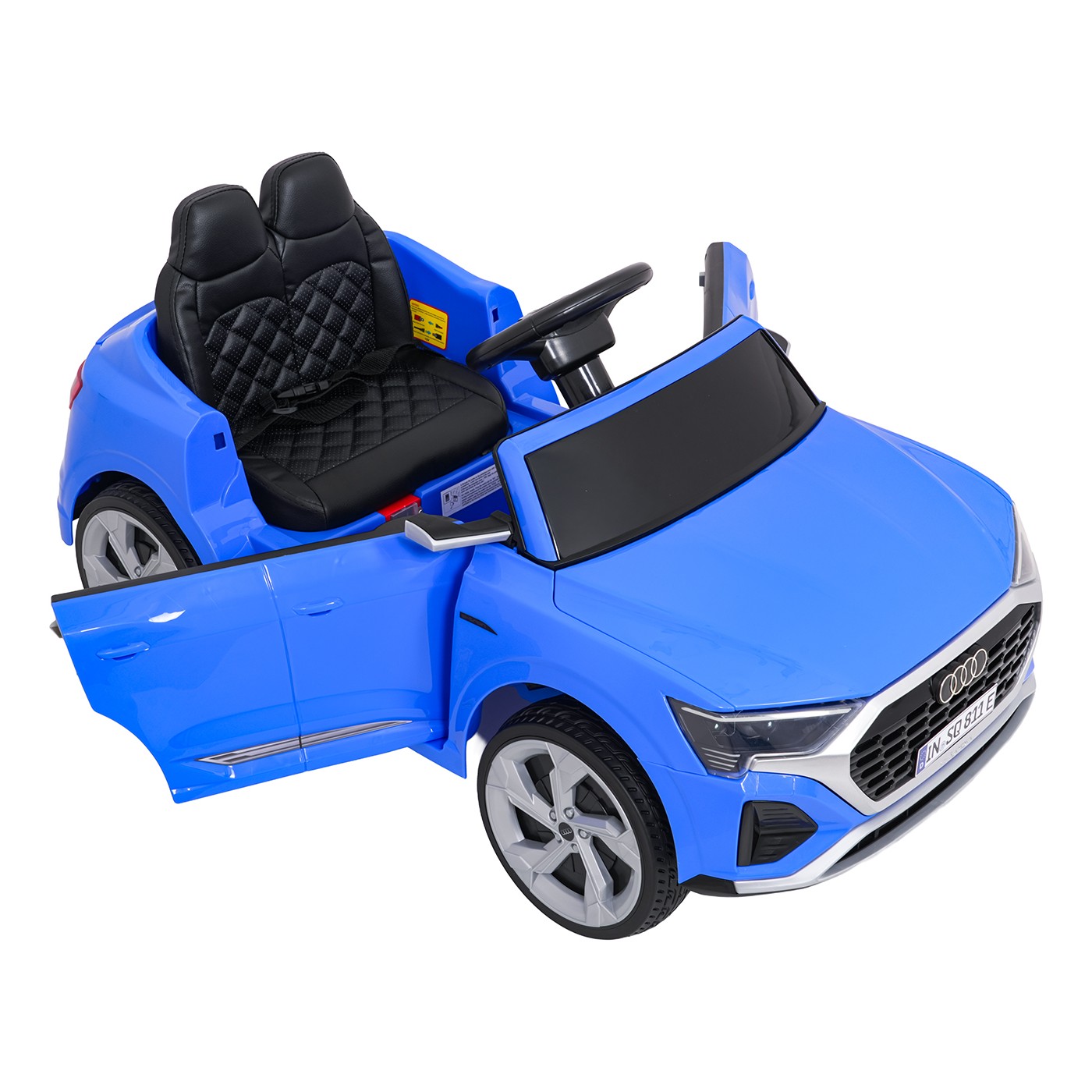 Audi SQ8 modré vozidlo