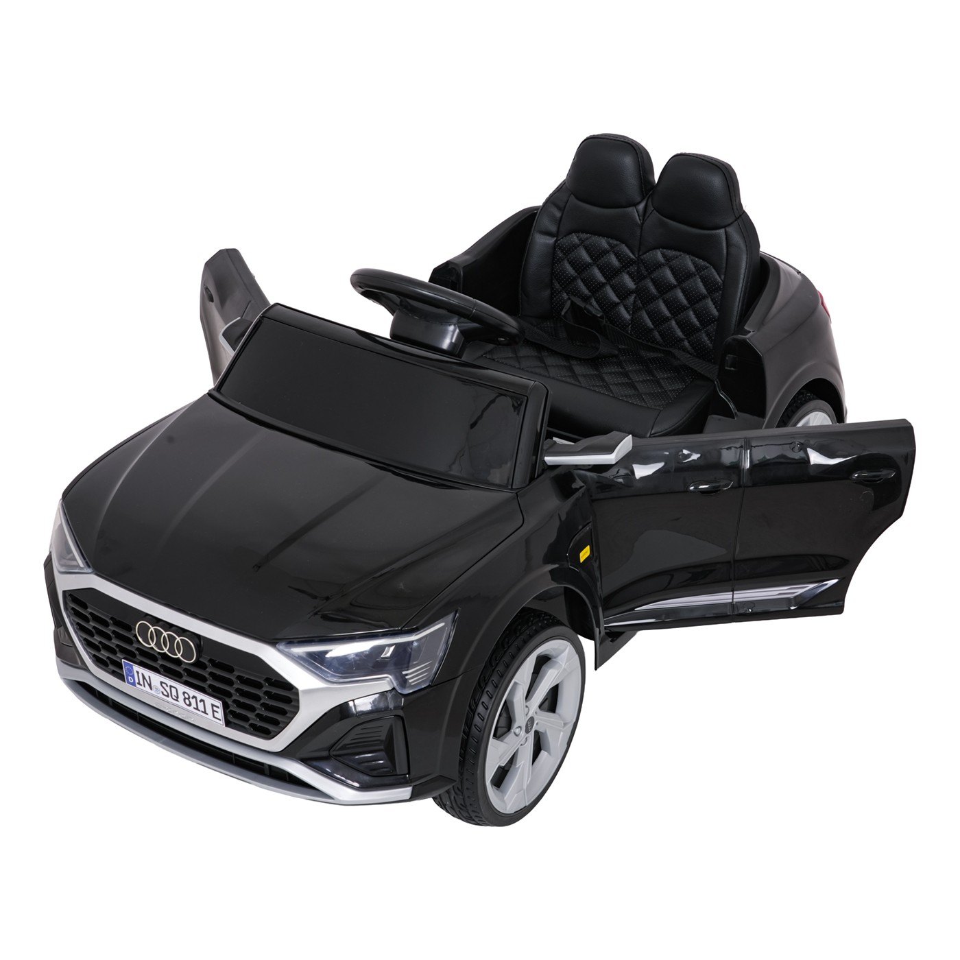Černé vozidlo Audi SQ8