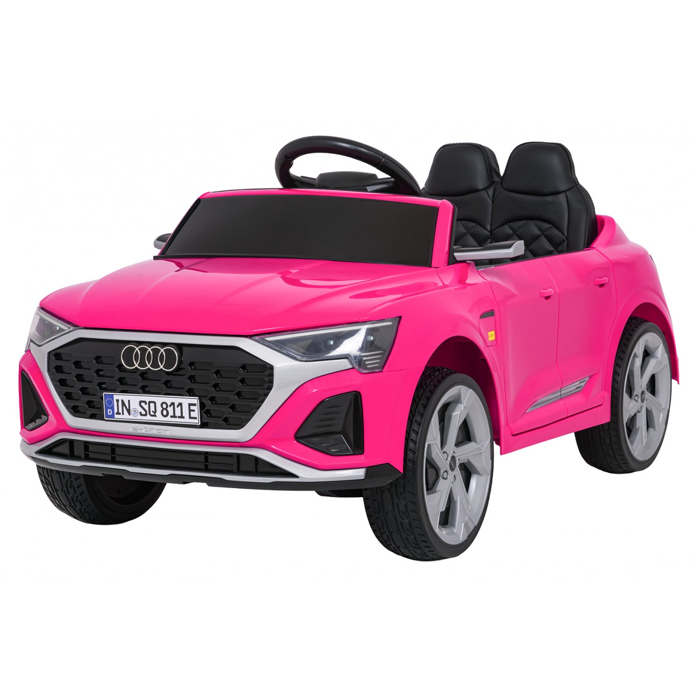 Růžové vozidlo Audi SQ8
