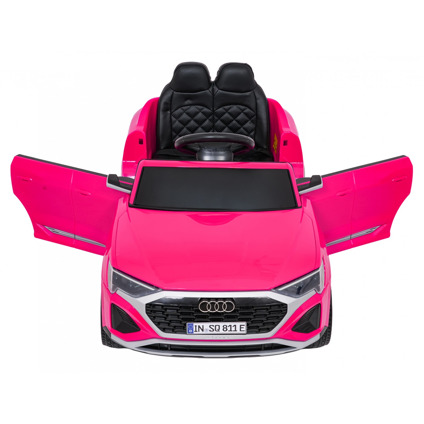 Růžové vozidlo Audi SQ8