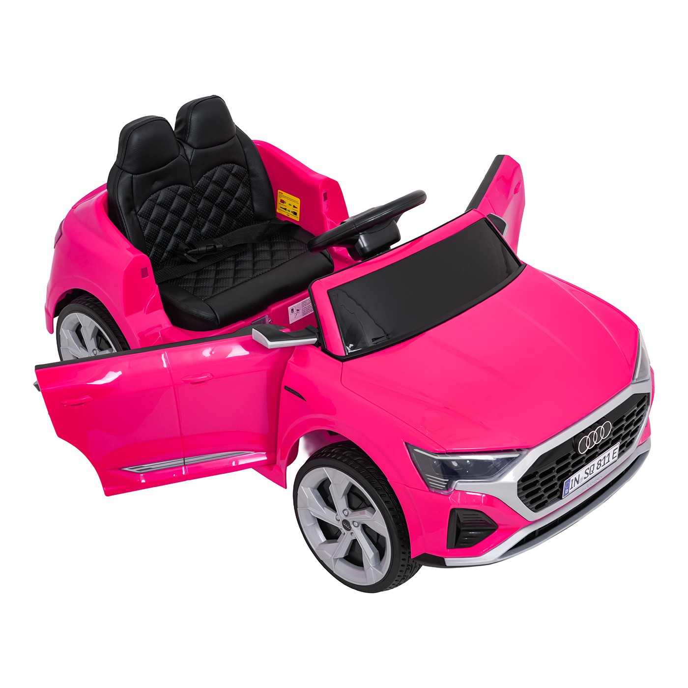 Růžové vozidlo Audi SQ8