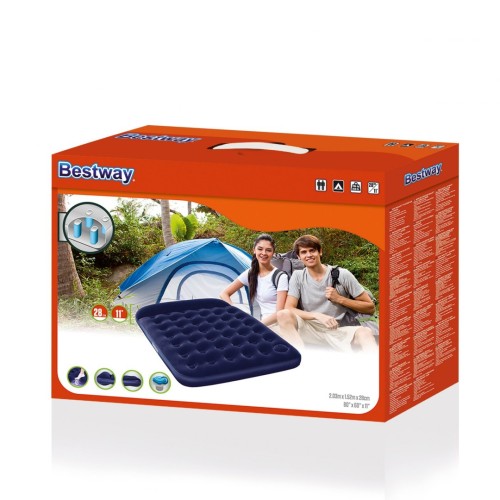 Matrace QUEEN Velour 203 152 28 cm BESTWAY