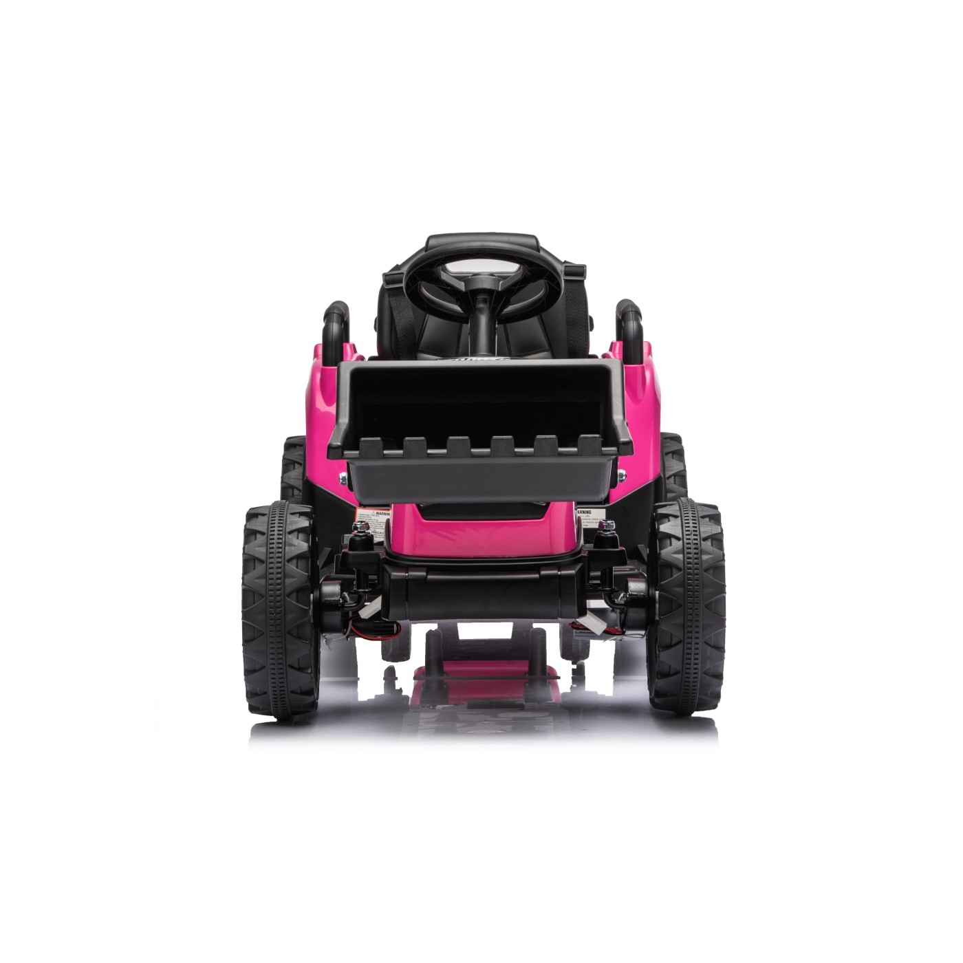Traktor XT60 s přívěsem růžový