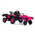 Traktor XT60 s přívěsem růžový