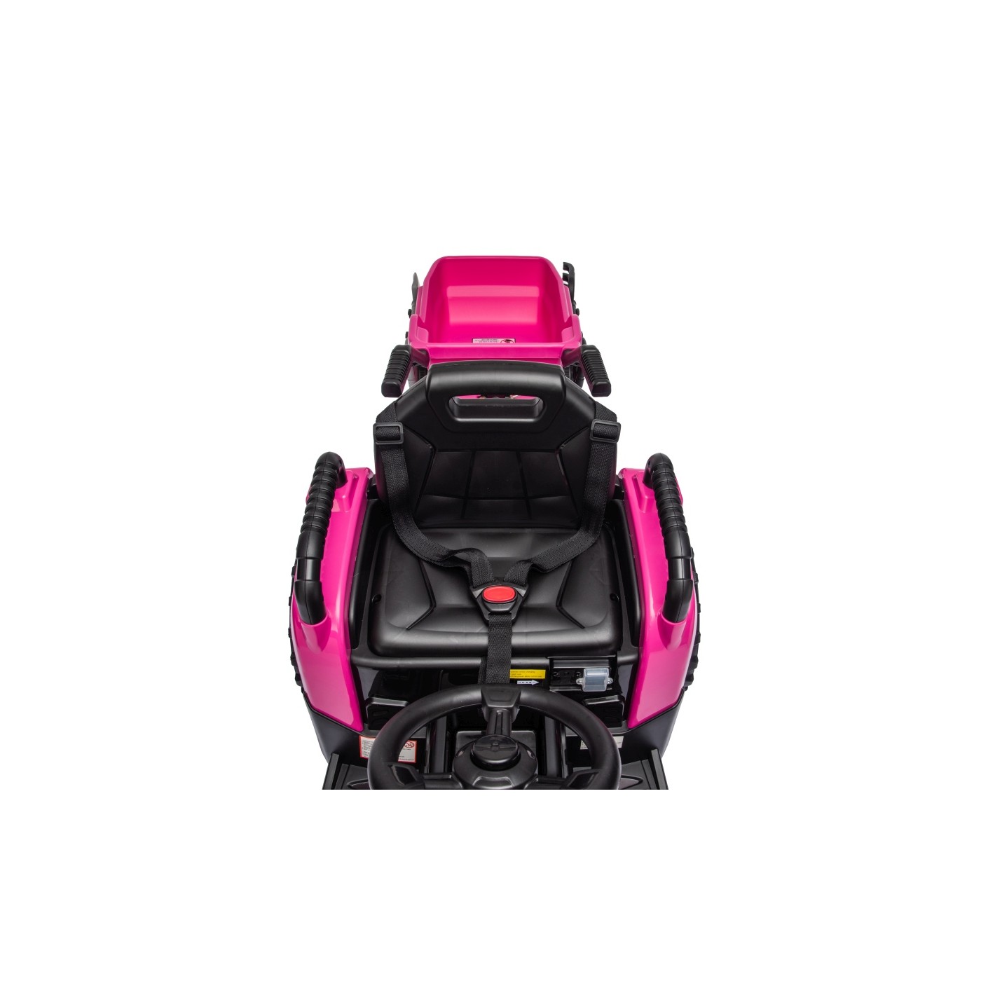 Traktor XT60 s přívěsem růžový