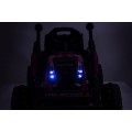 Traktor XT60 s přívěsem růžový