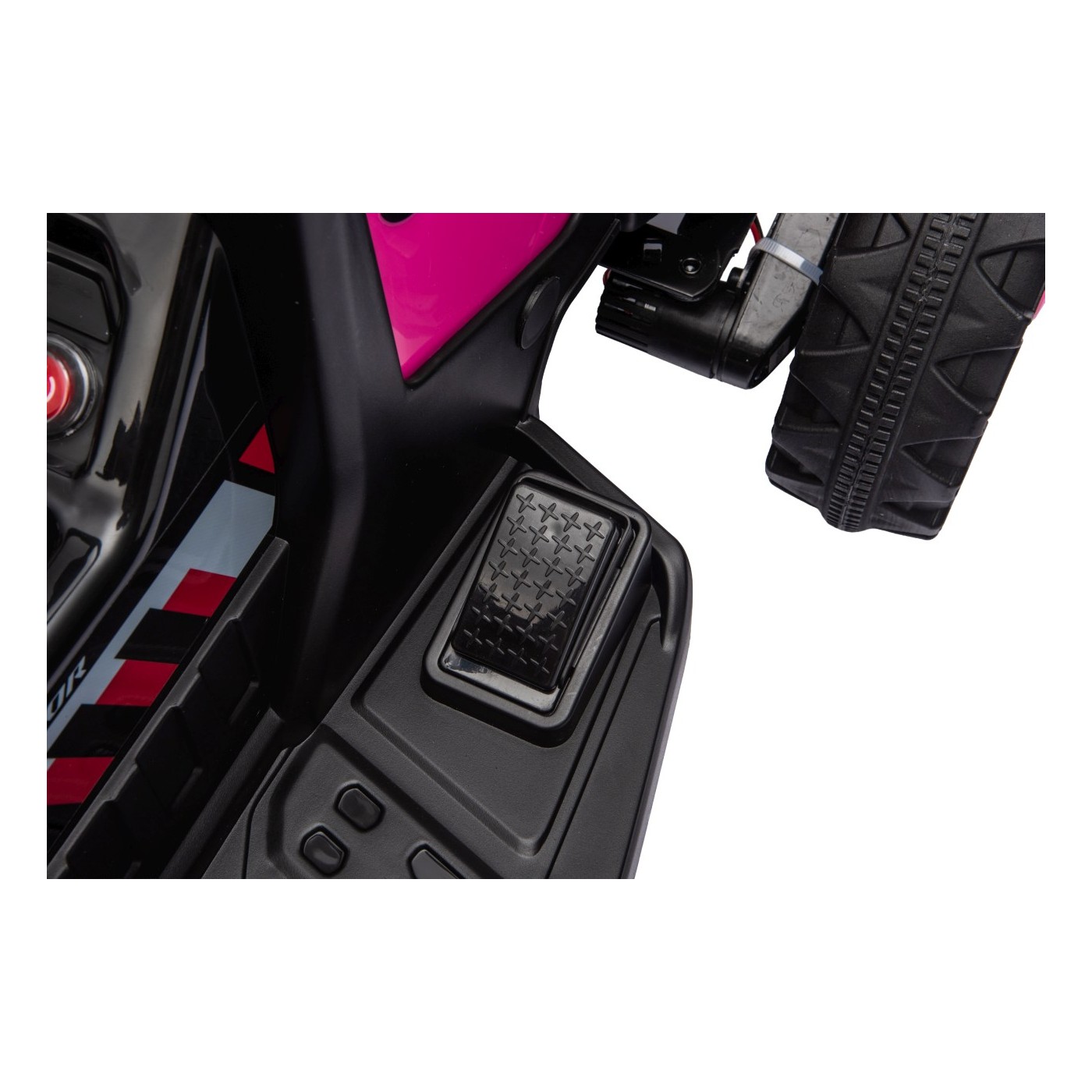 Traktor XT60 s přívěsem růžový