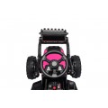 Traktor XT60 s přívěsem růžový