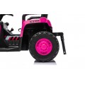 Traktor XT60 s přívěsem růžový